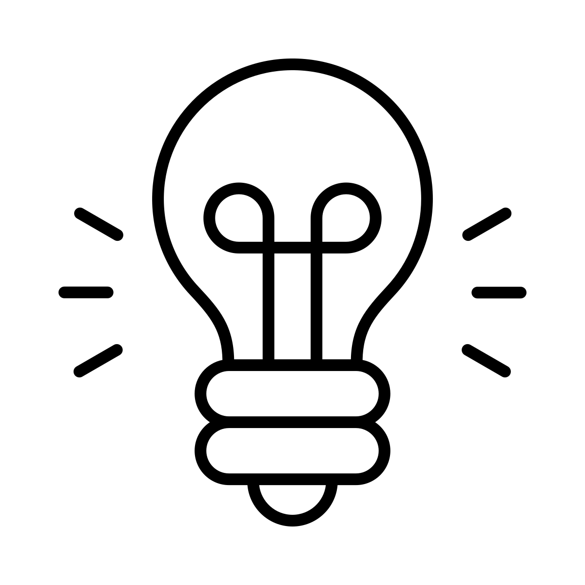 Lyspære – symbol for idémager